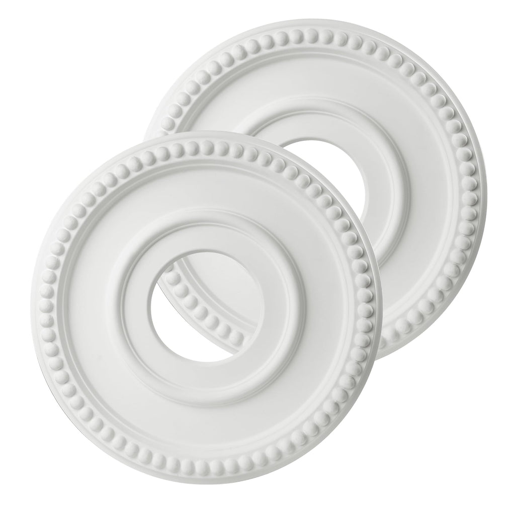 Ceiling Medallion 12-1/2" OD x 3-15/16" ID x 1-1/8"P, Ceiling Decorative Molded Round Ceiling Medallions for