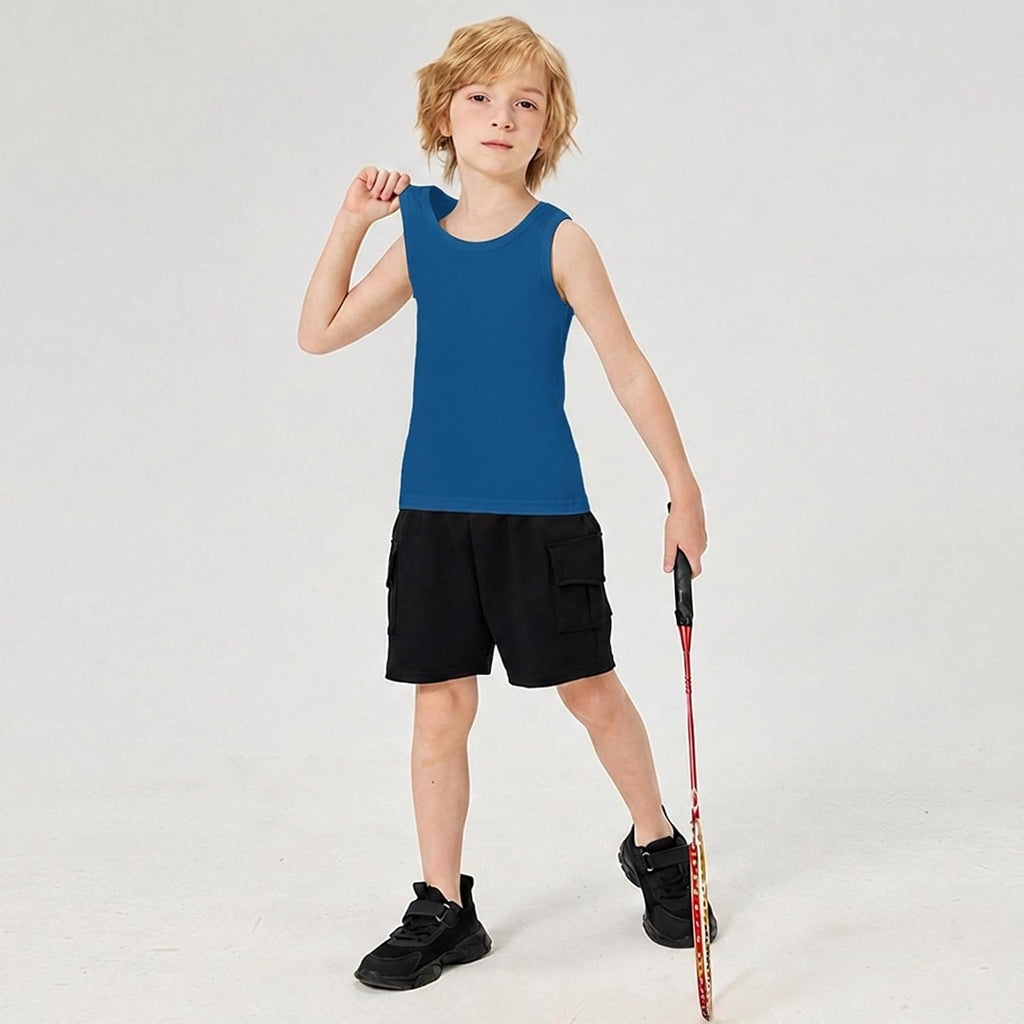 Pack Boys Tank Tops Cotton Kids Sleeveless Tops Boys Undershirts