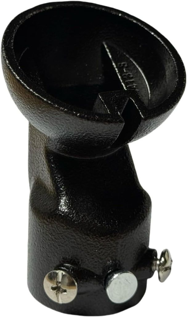 Sloped Ceiling Adapter for Ceiling Fans - Fits Vaulted Ceilings up to 45°, Black