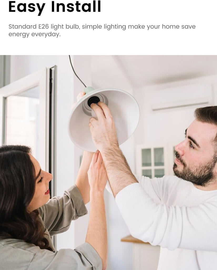 Full Spectrum Light Bulb, Grow Light Bulbs G45 Small Lightbulbs E26 LED 5W Eq 40W Globe 360-Degree PPFD Sunlight