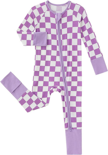 Viscose from Bamboo Pajamas - Infant Boys Girls Footless Zippy Pjs Sleep 'N Play Clothes - One Piece Romper