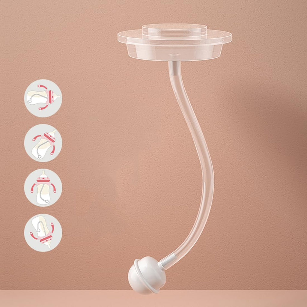Toddler Milk Bottle 330ml/11oz, Anti-Colic Baby Bottle with Fast Variable Flow Nipple for 12 Months, Weigthed Straw