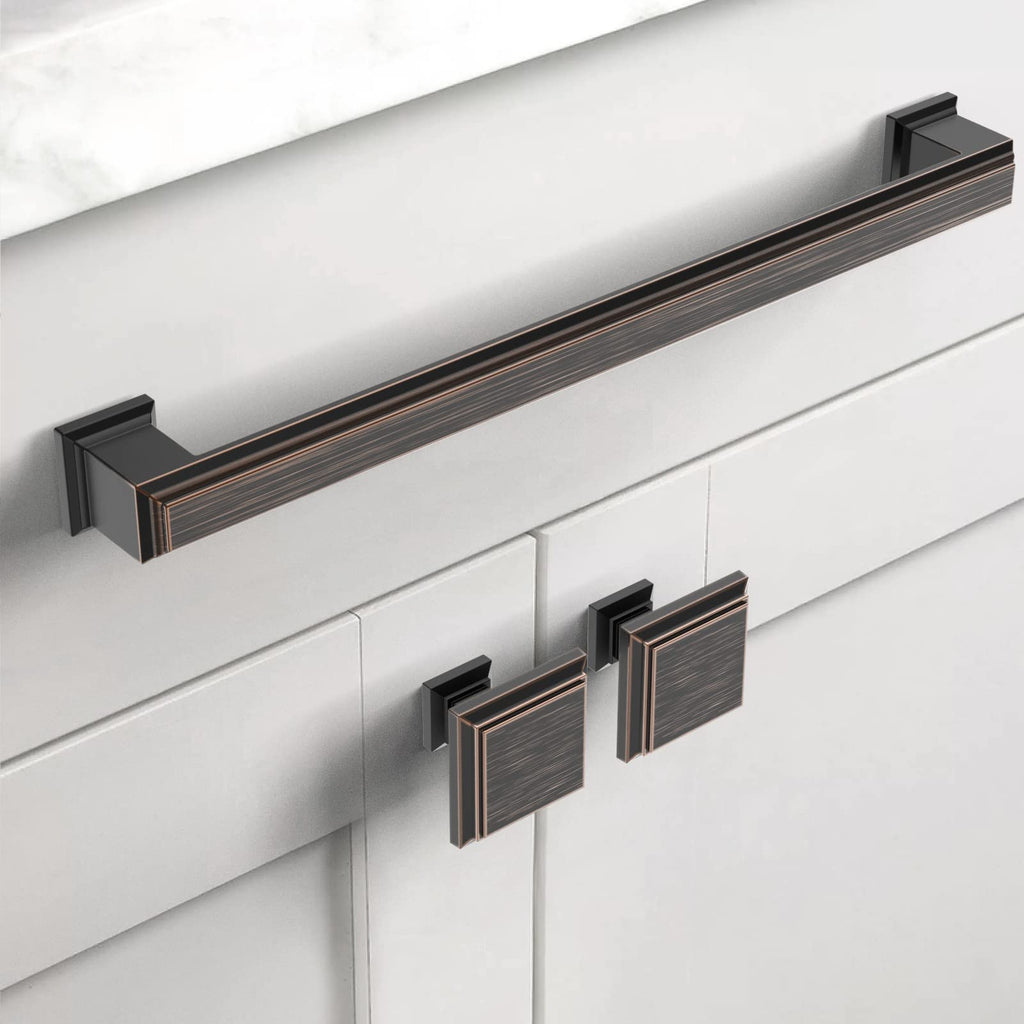 5 Pack 7.5 inch Oil Rubbed Bronze Kitchen Cabinet Handles