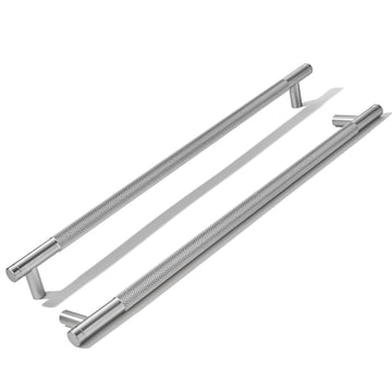 15 Inch(381mm) Drawer Appliance Handles Knurled Brushed Satin Nickel Cabinet Pulls Drawer Pulls Kitchen