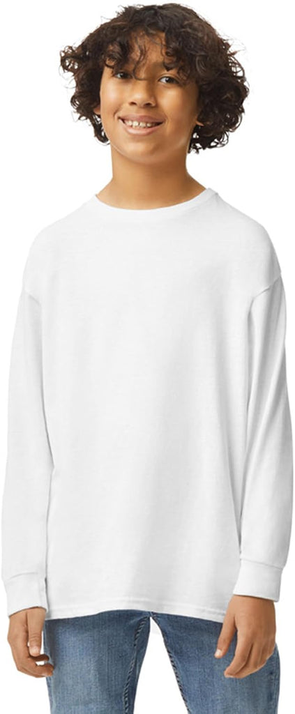 Youth Ultra Cotton Long Sleeve T-Shirt, Style G2400B, Pack