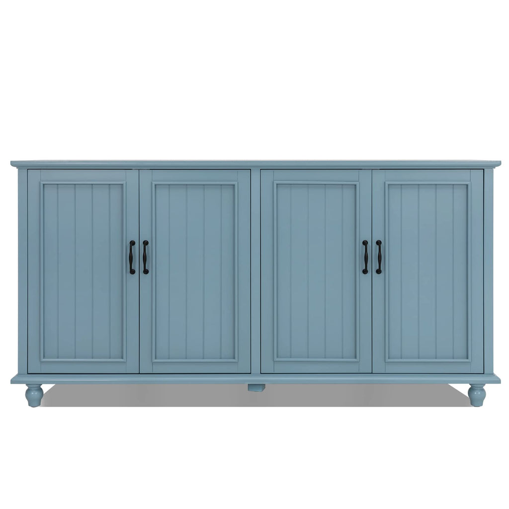 62'' Large Buffet Cabinet with Storage, Blue