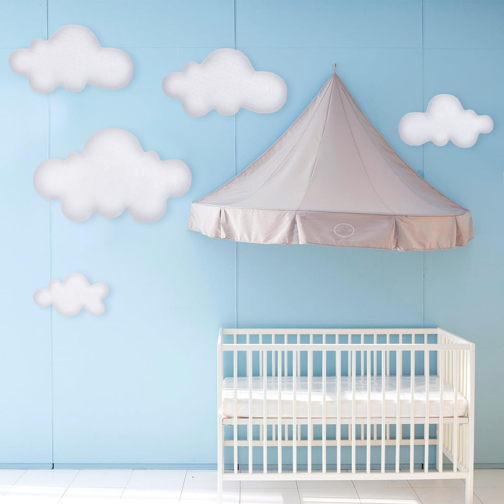 5 Pack 3D Cloud Decor Artificial Fake Cloud Props Wall Decor