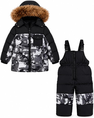 Kids Piece Insulated Winter Snowsuit