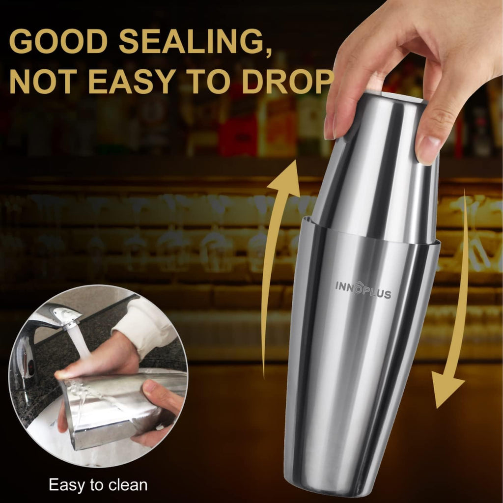 Cocktail Shaker,Cocktail Shaker Set ,27OZ Drink Shaker - Set of 6