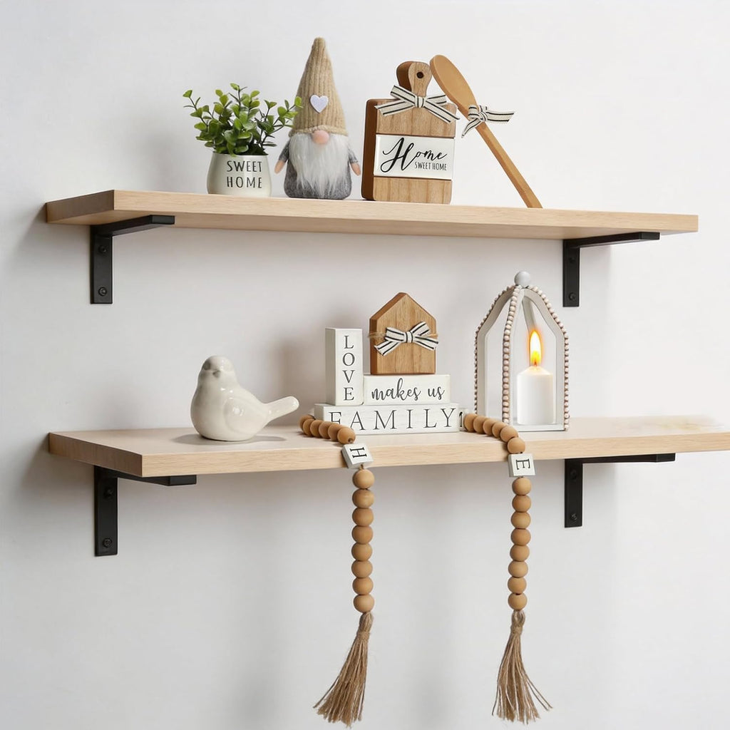 Farmhouse Tiered Tray Decor Set Sweet Home Tabletop Decorations - Set of 8