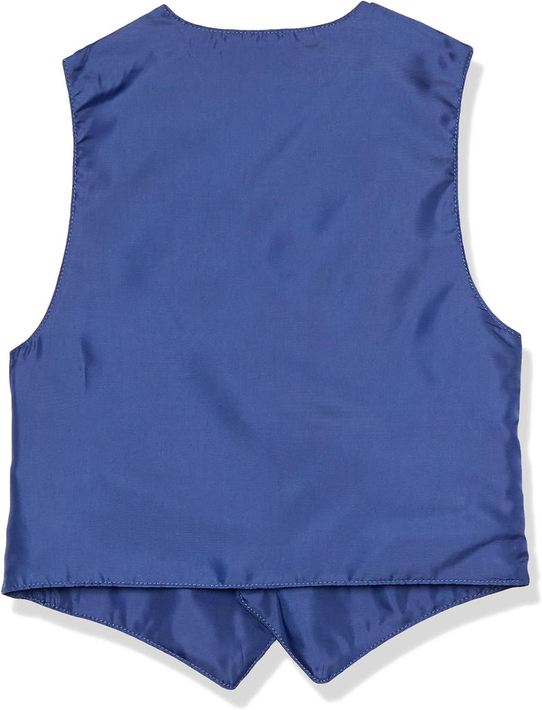 Boys' piece Formal Suit Set, Vest, Pants, Collared Dress Shirt, and Tie