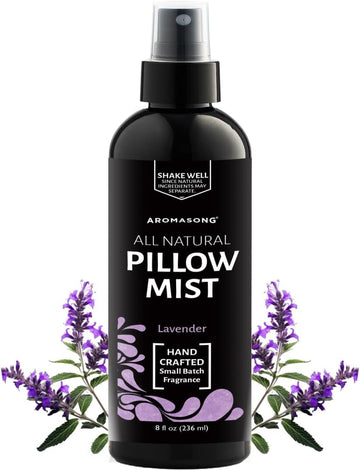 Pillow Spray for Sleeping - All Natural Calming Linen & Bedtime Sleep Mist for Deep Sleep - Pillow Spray Aromatherapy - Set of 8