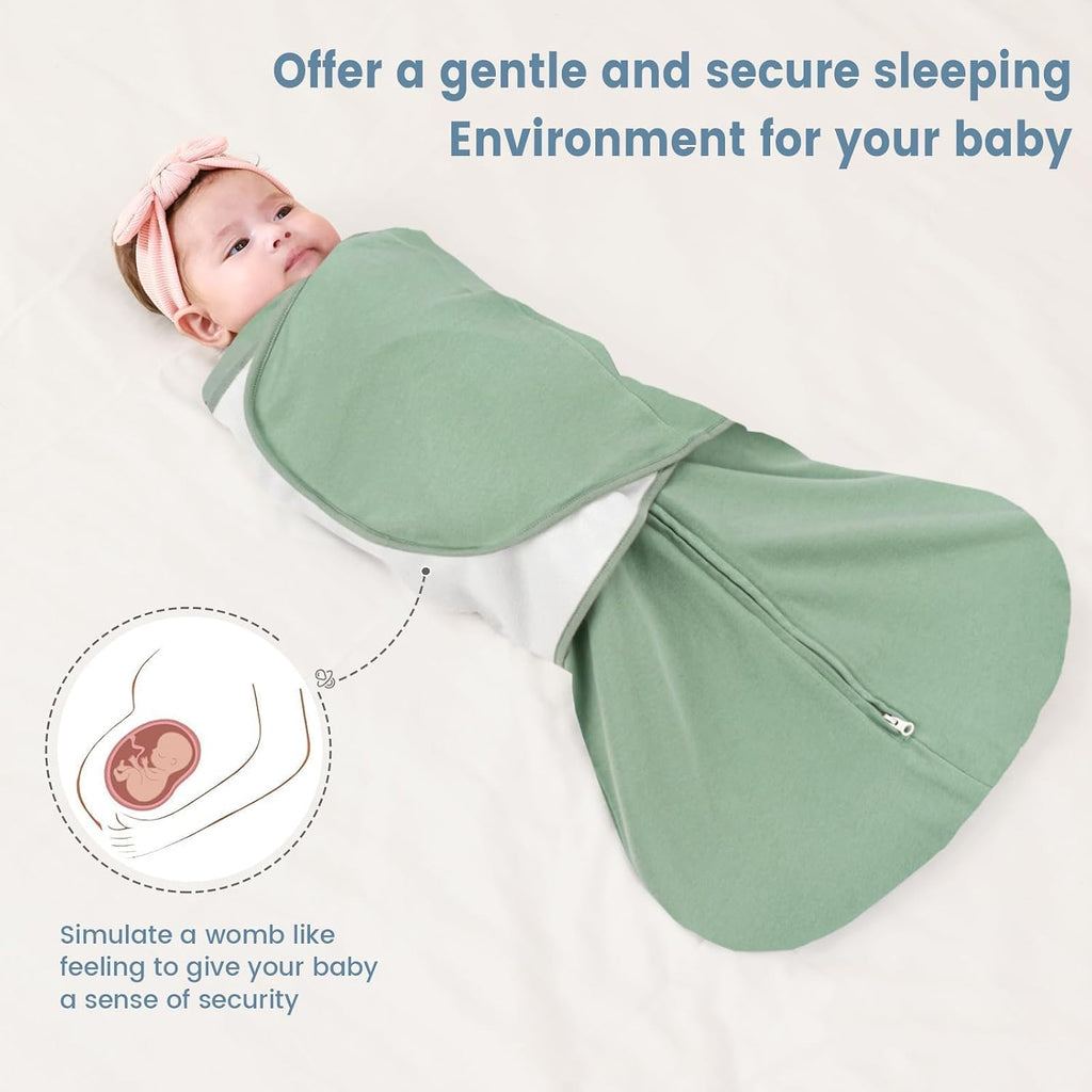 Baby Swaddle Sleep Sack, 1.0 TOG, 100% Cotton