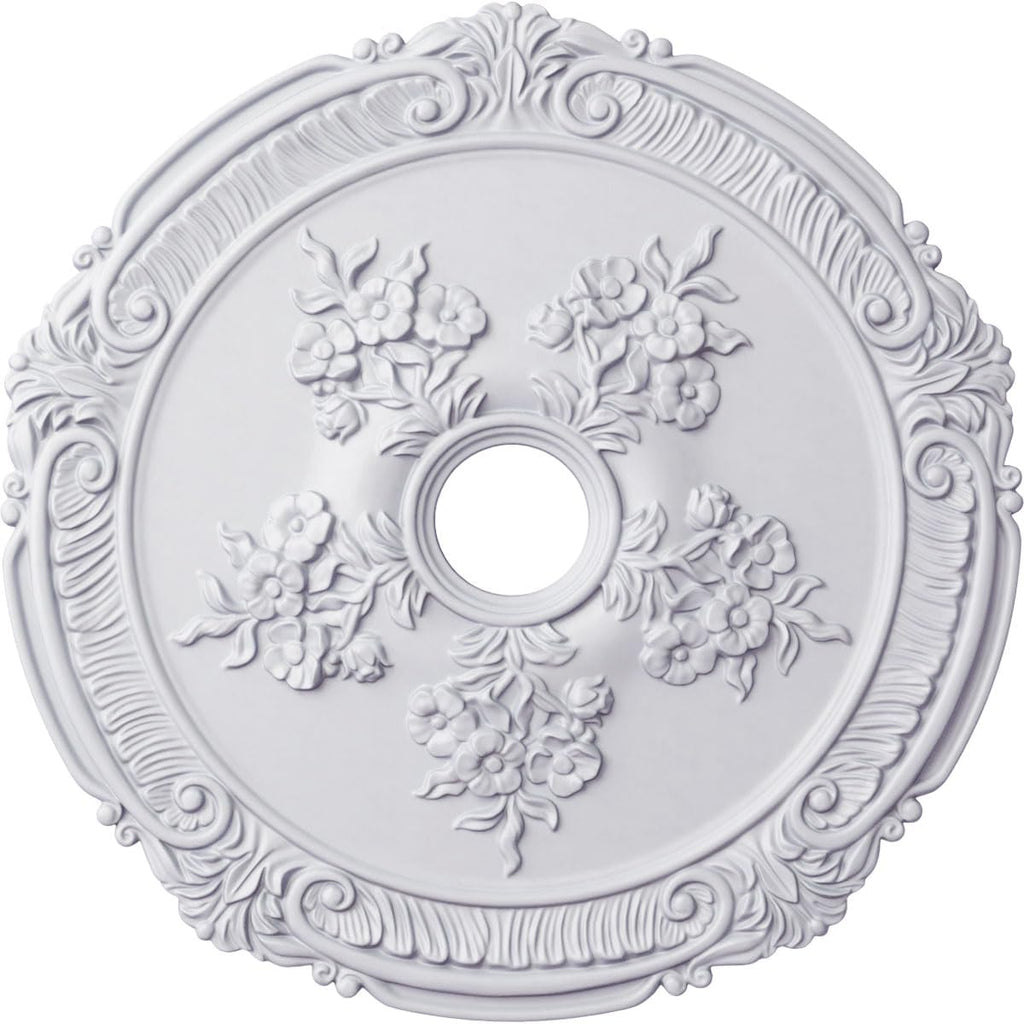 26"OD x 3 3/4"ID x 1 1/2"P Attica with Rose Ceiling Medallion (Fits Canopies up to 4 1/2")