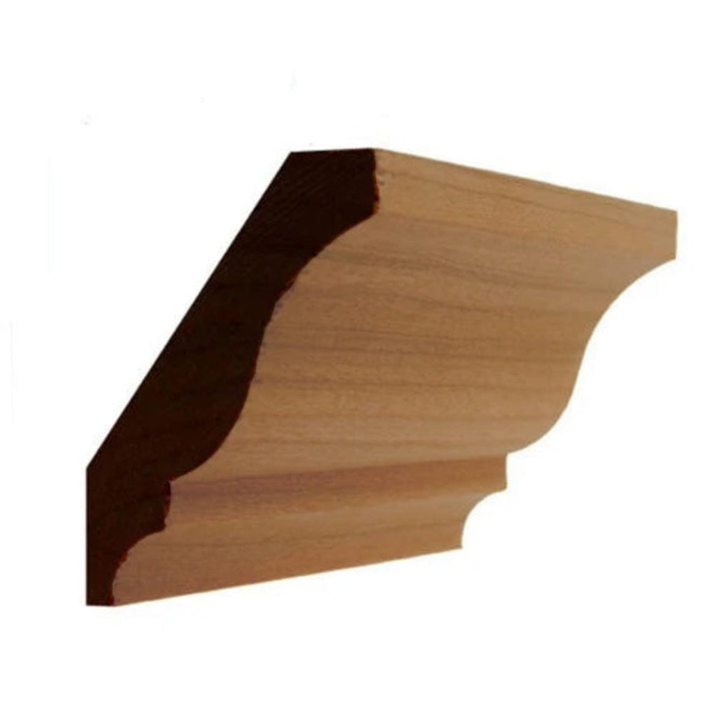 Colonial Crown Moulding Trim, 3/4" x 3-5/8", Cherry, 94"