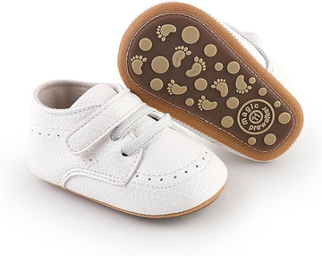 Baby Boys Girls Anti-Slip Sneakers Soft Ankle Boots Toddler First Walkers Crib Shoes