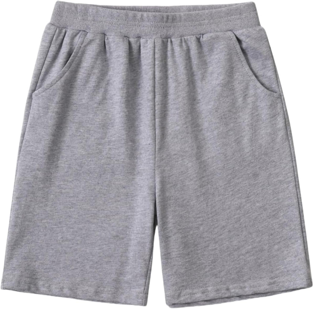 Pack Casual Toddler Boys Cotton Shorts Soft with Pockets Pull-On