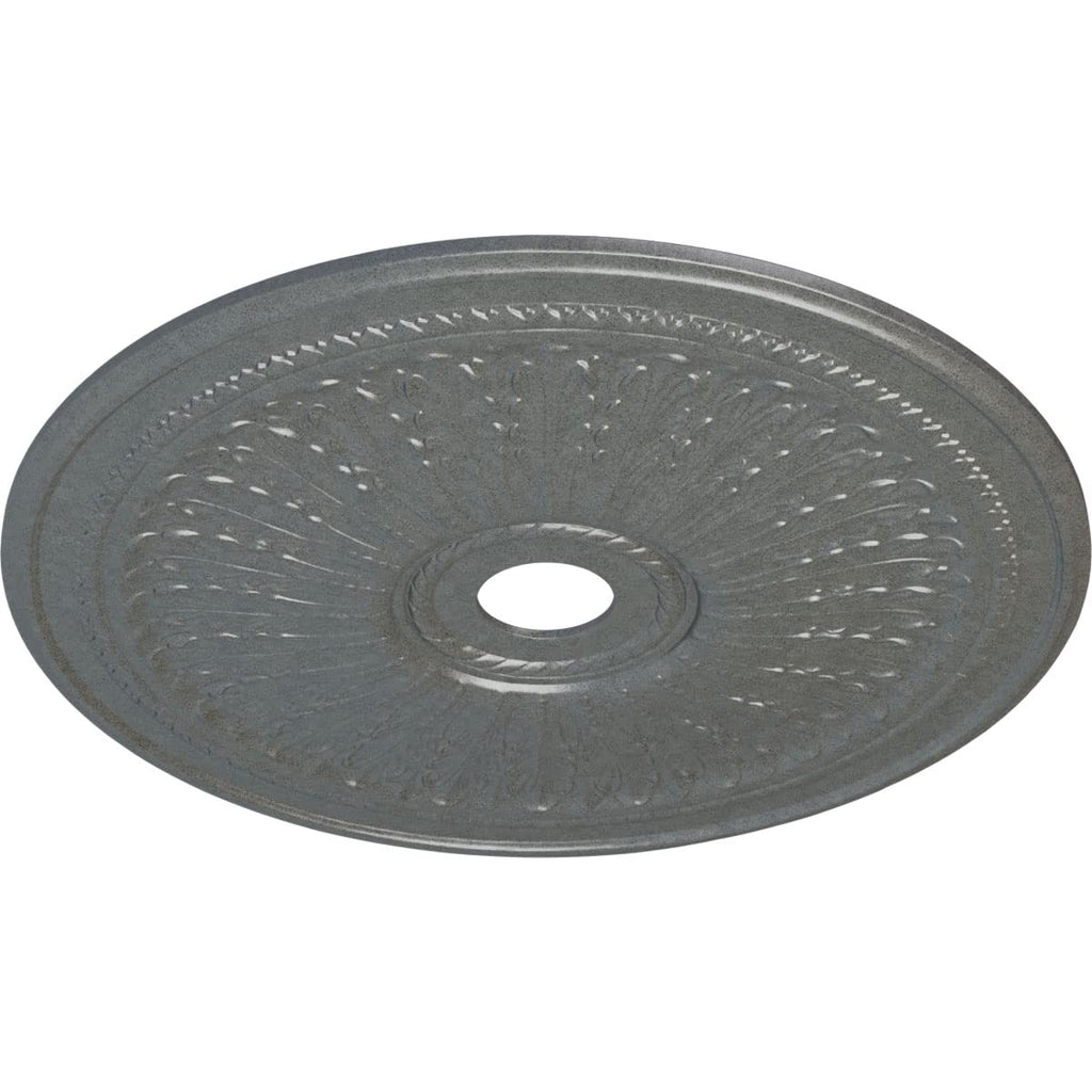 29-1/8" x 3-5/8" x 1" Oak Leaf Ceiling Medallion, Platinum