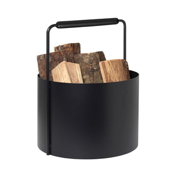 Firewood Basket - Black