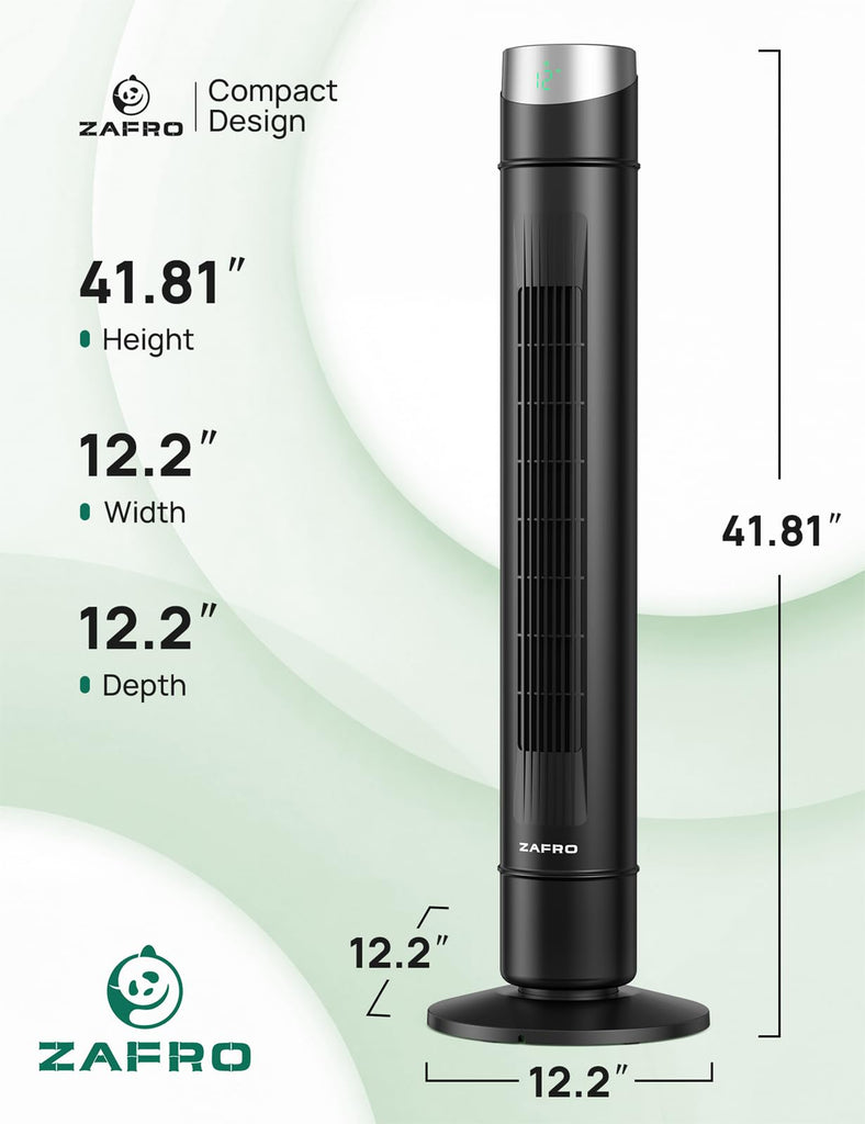 Smart Tower Fan ,Upgraded DC Motor Fans that Blow Cold Air
