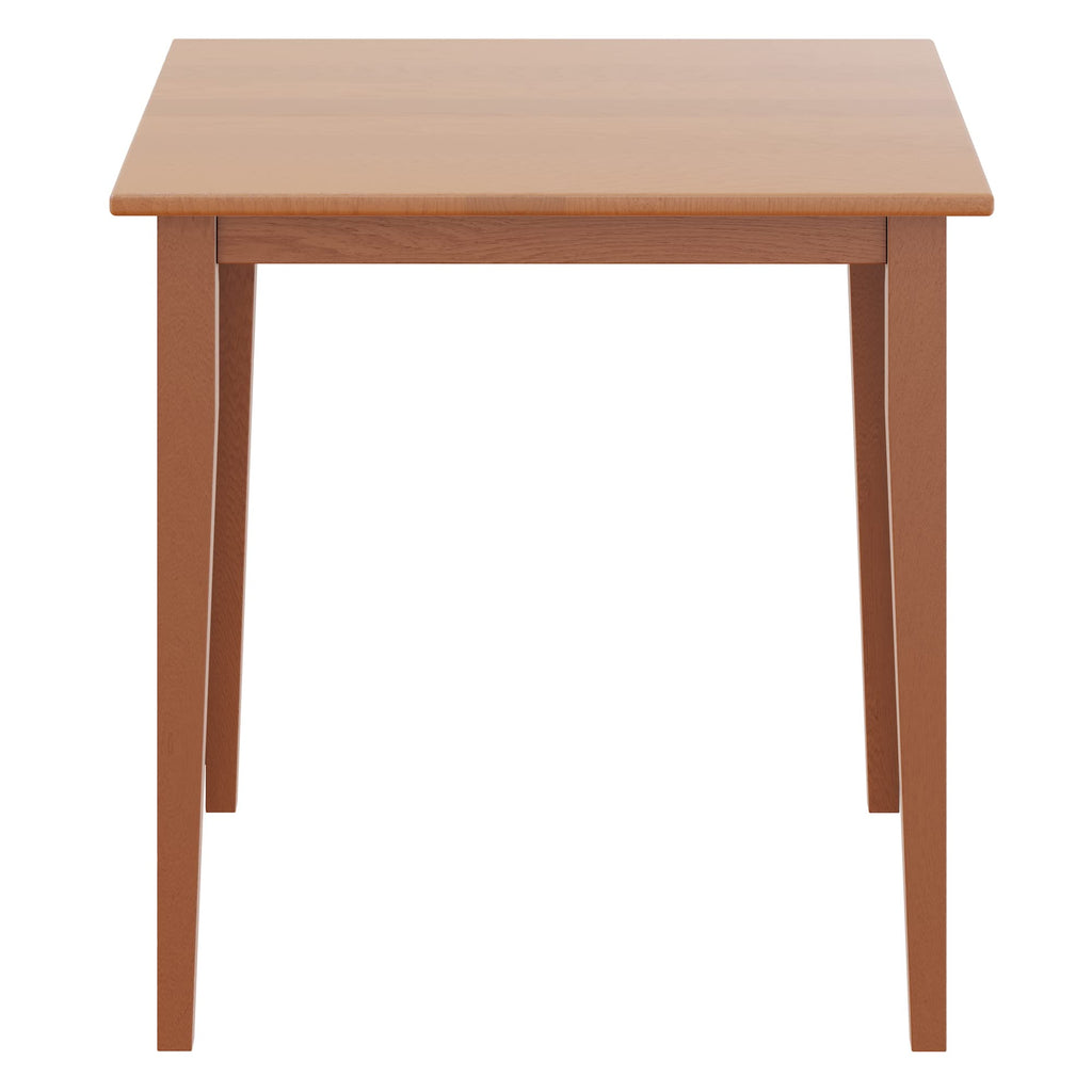 Groveland Wooden Square Dining Table, Light Oak, 29"