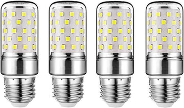 E27 LED Corn Bulbs 12W LED Candelabra Light Bulbs 100W Equivalent 12W LED Candle Bulbs,Daylight White 6000K,E26/E27