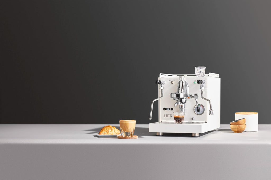 Alto Espresso Machine | Dual Boiler | PID | Shot Timer | Adjustable OPV | (White)