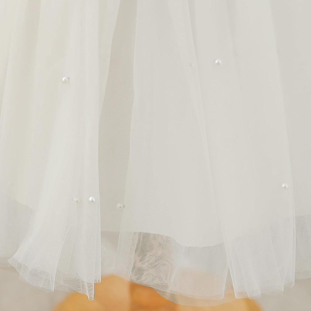 Baby Girl Birthday Party Tutu Wedding Gown Toddler Tulle Dress