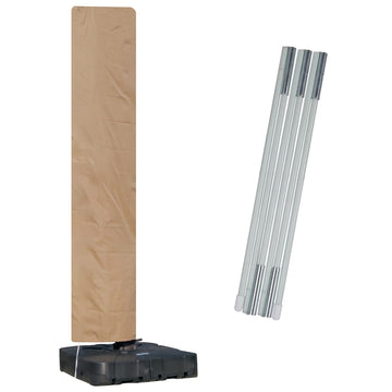 Patio UV Resistant Patio Umbrellas Covers for Cantilever Umbrella with Zipper and Rod