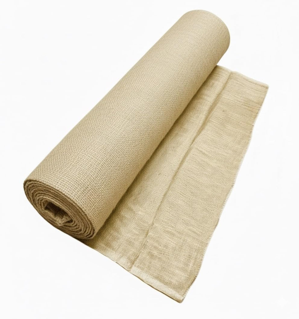 Burlap Fabric Roll | 40-Inch Wide x 150 ft Long | 40" by 50 Yards | Non- Fraying | Tightly Woven | Great for Outdoor