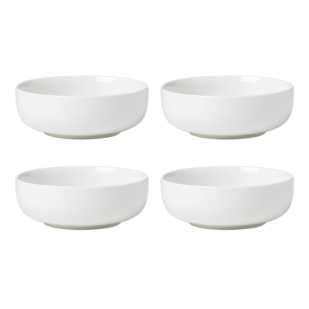White 24 Seven Piece Dinnerware Set, 12 Count, Dorm Necessities, Dorm Essentials