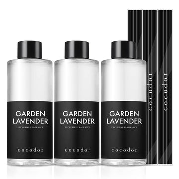 Reed Diffuser Oil Refill/Garden Lavender/6.7oz(200ml)/3 Pack/Aroma Therapy, Home Fragrance, Scented Oils, Oils for
