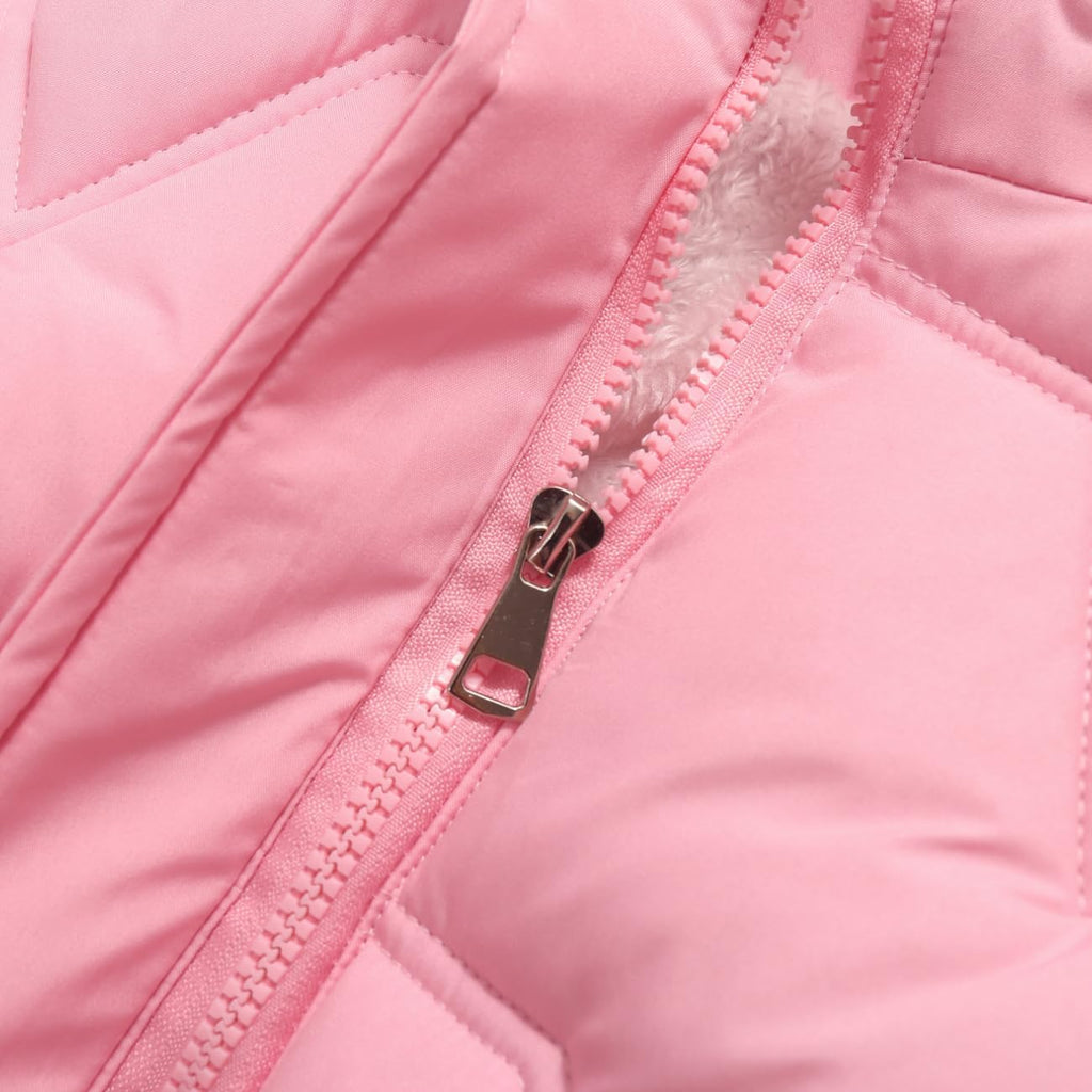 Girls Winter Coats Puffer Jackets For Kids Collar Hooded Parka