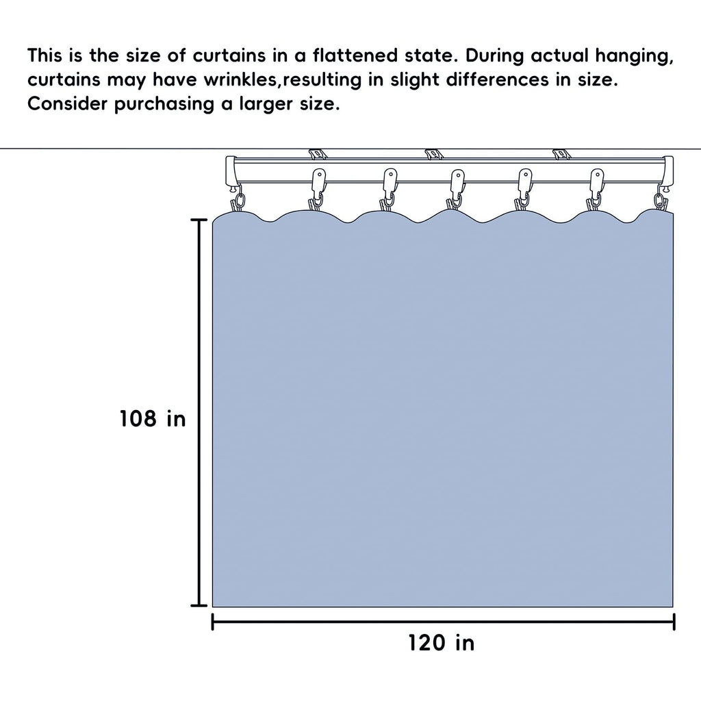 Room Divider Curtains Total Blackout Privacy Curtain Panel Room Thermal Insulated Noise Reduction Curtains Window