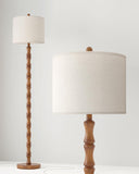 62" Rustic Floor Lamp, Retro Farmhouse Floor Lamp Rotary Switch, Resin Standing Lamp, Corner, Dining Room, Bedroom
