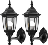 Plastic Outdoor Wall Light Fixtures with Bulbs, Waterproof and Anti-Corrosion Porch Sconces