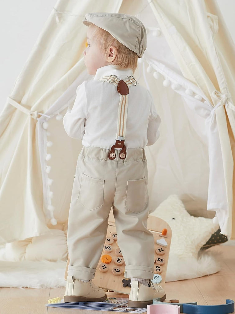Baby Boy Suit Set Infant Formal Outfit Tuxedo