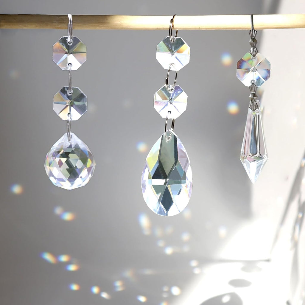44 Pack Chandelier Crystals Replacement, 20 mm