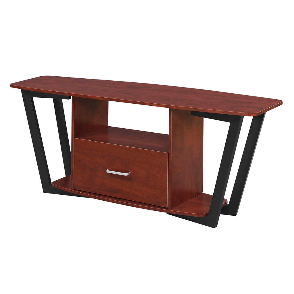 Concepts Graystone TV Stand 59.25" - Modern Entertainment Center for TVs up to 65", Industrial Media Console with