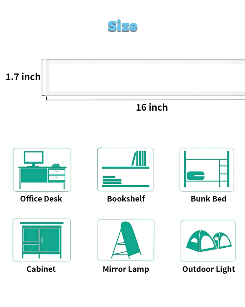 Under Cabinet LED Workbench Light Plug in Dimmable