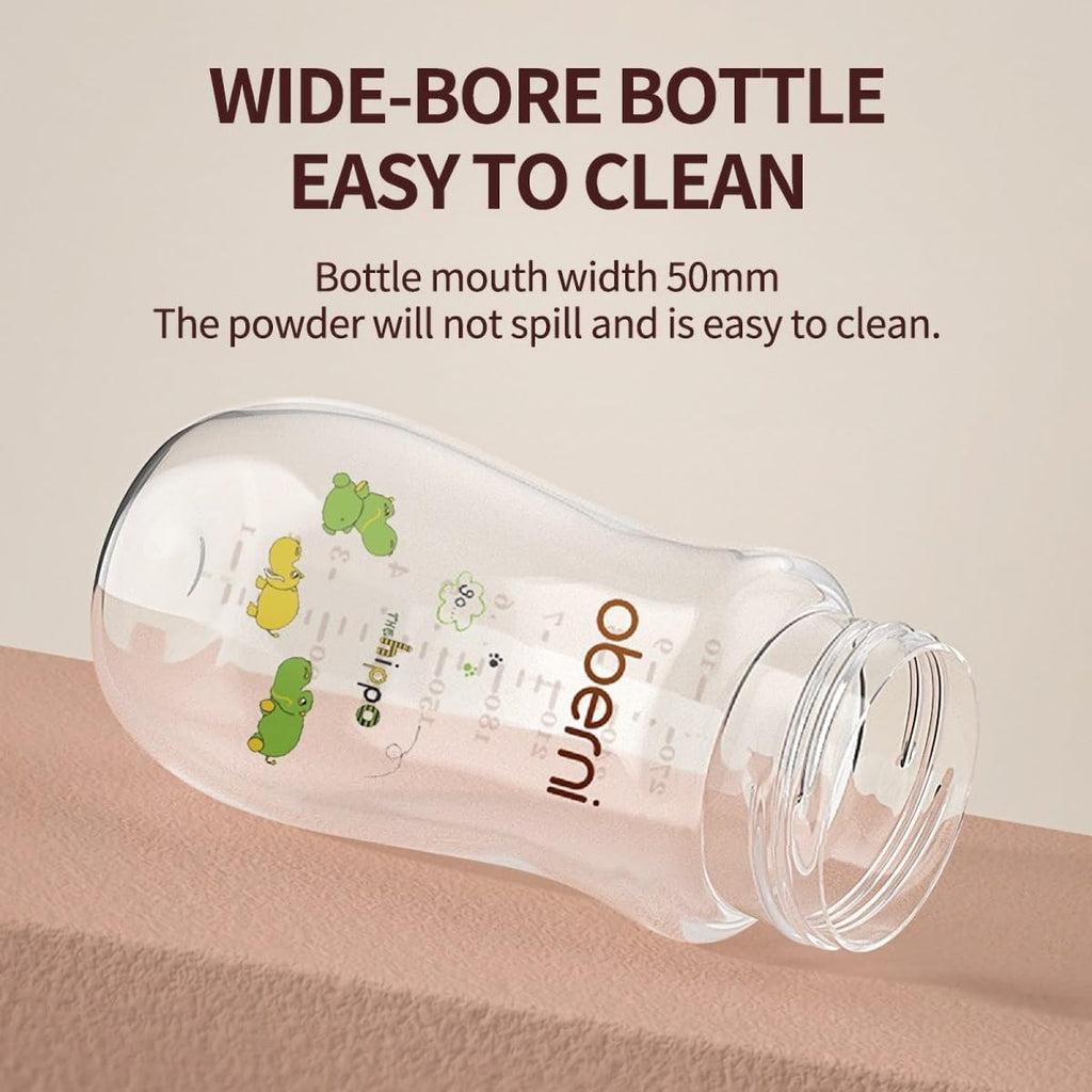 Baby Bottles, Weighted Straw Toddler Milk Bottles with Non-Slip Handle, Size + Variable Fast Flow, 12+ Months