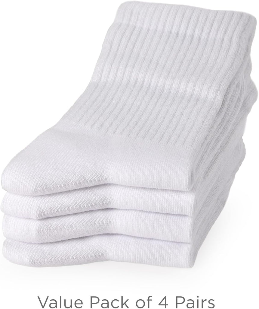 Unisex School Kids Boys Girls Soft Combed Cotton Athletic Socks
