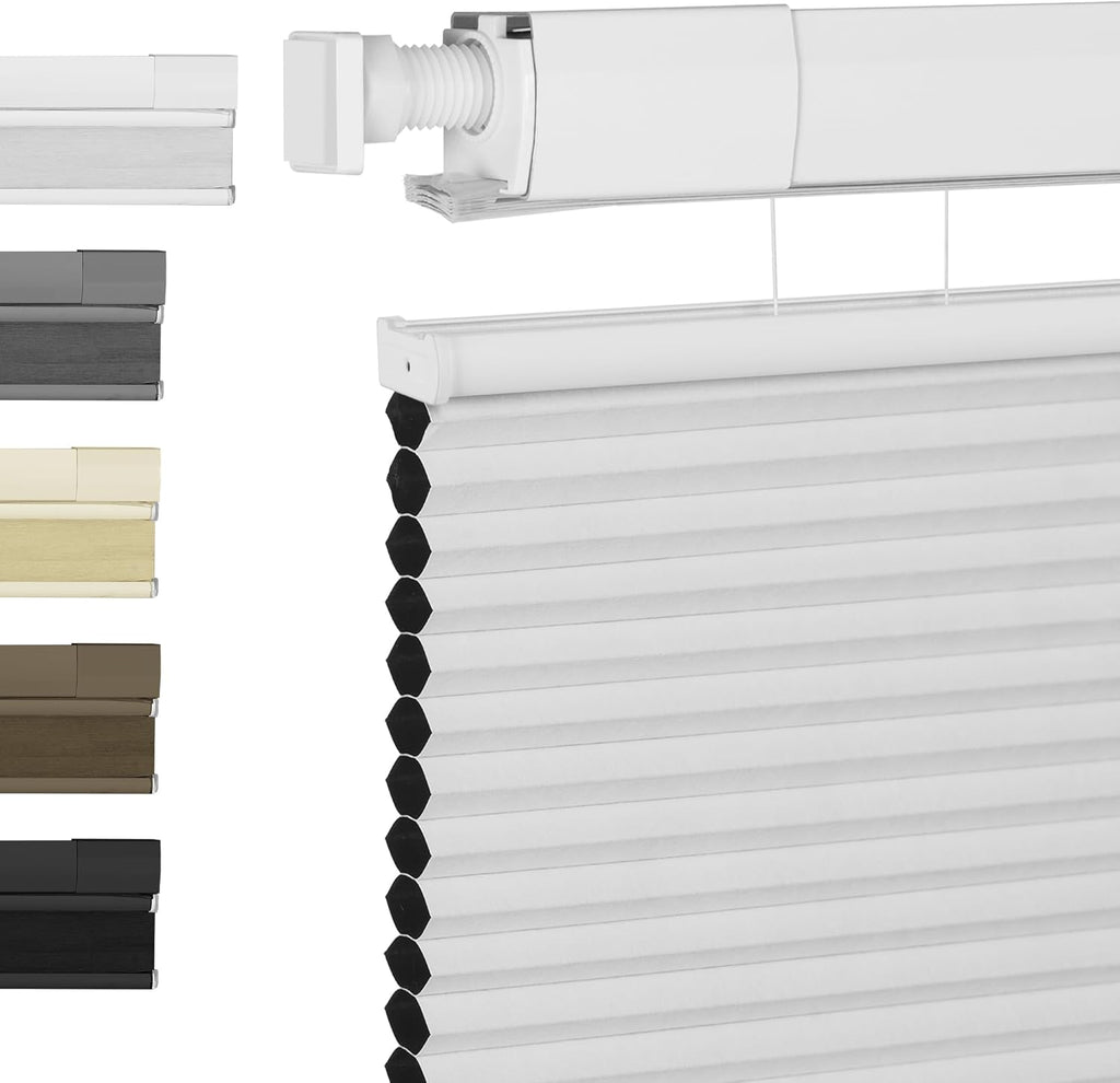 Top Down Bottom Up Cordless Cellular Shades No Tools No Drill Honeycomb Blinds for Windows Shades for Indoor Windows