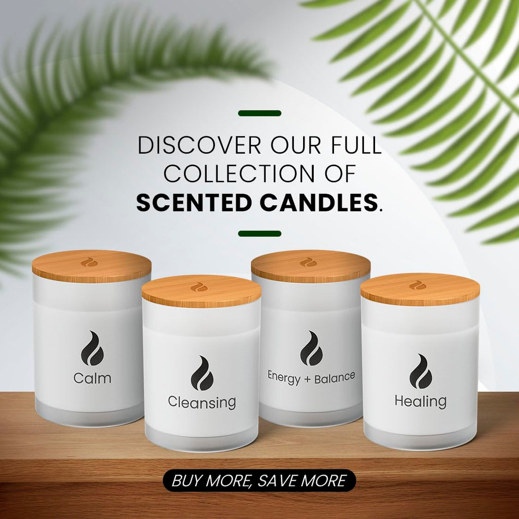 Soy Healing Energy Renewal | Aromatherapy with Eucalyptus, Pine, Sage & Mint | 50 Hour Burn, Meditation & Spiritual