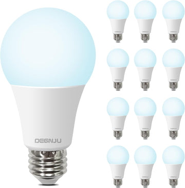 LED Light Bulbs, 100 Watt Equivalent LED Bulbs A19, 5000K Daylight Light Bulb, 1500 Lumens, E26 Standard Base, Non