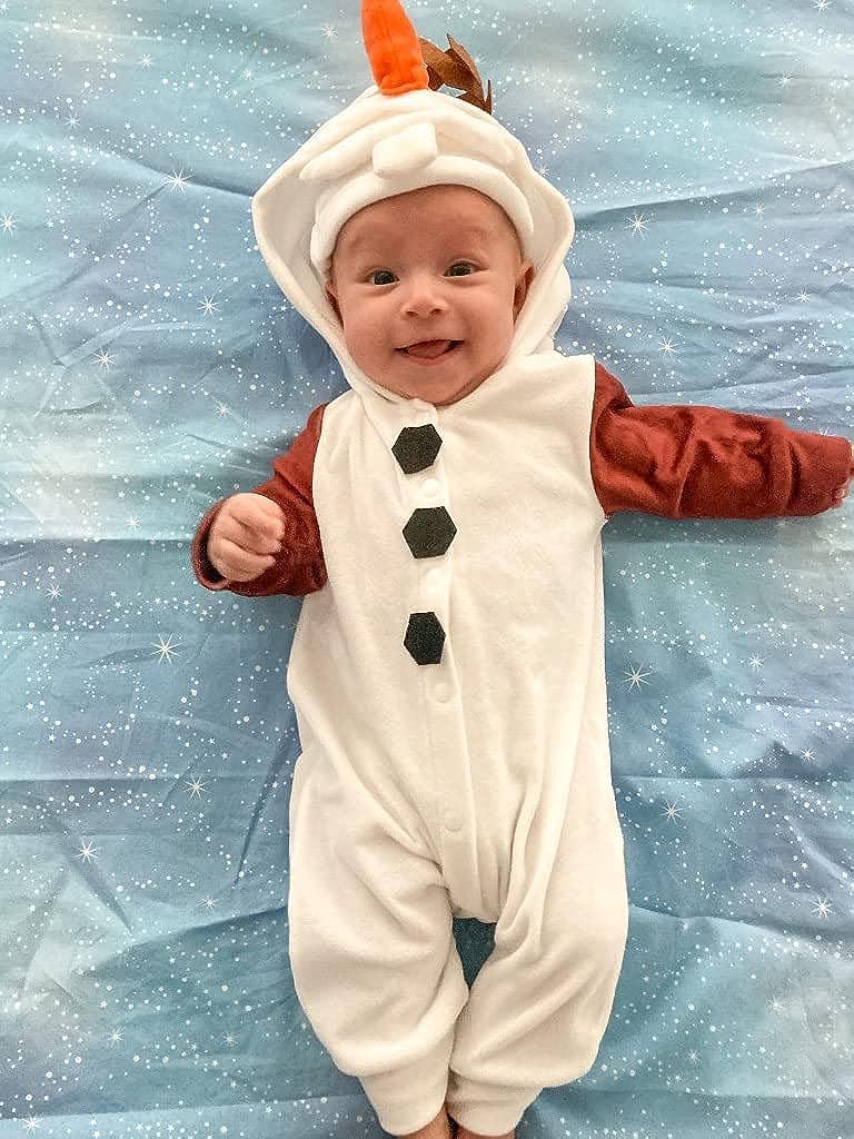 Baby Snowman Christmas Infant Xmas One Piece Velvet Hooded Romper Jumpsuit Clothes (Snowman, )