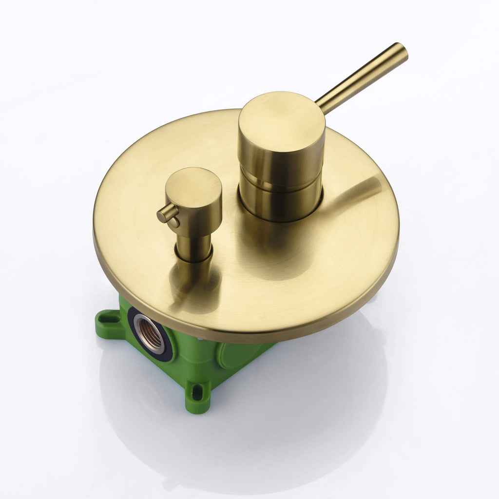 Brushed Gold Shower Faucet System