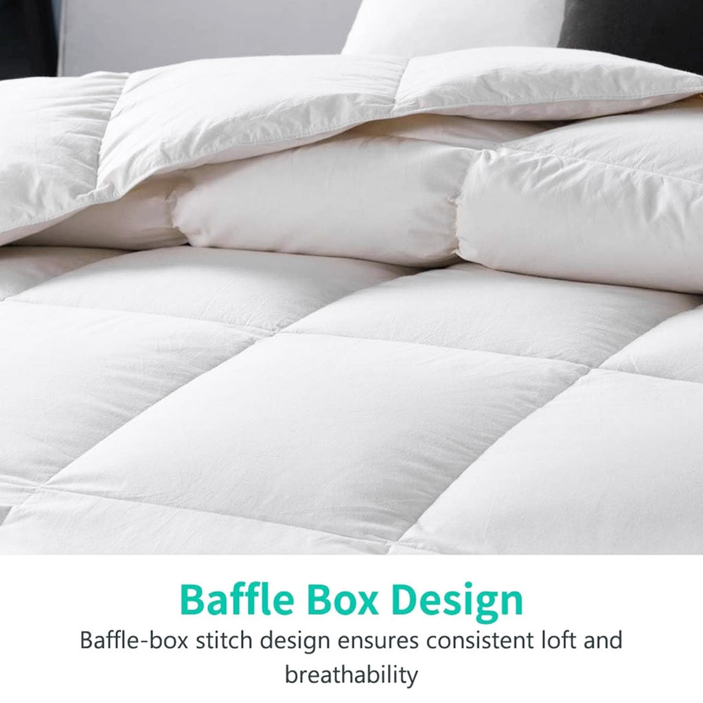 Heavyweight Duvet Insert, Winter Down Feather Fibers Comforter