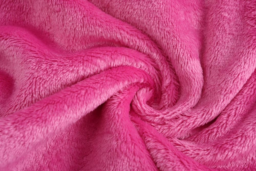 Girls Fleece Robe Soft Hooded Bathrobe Sleepwear For Girls