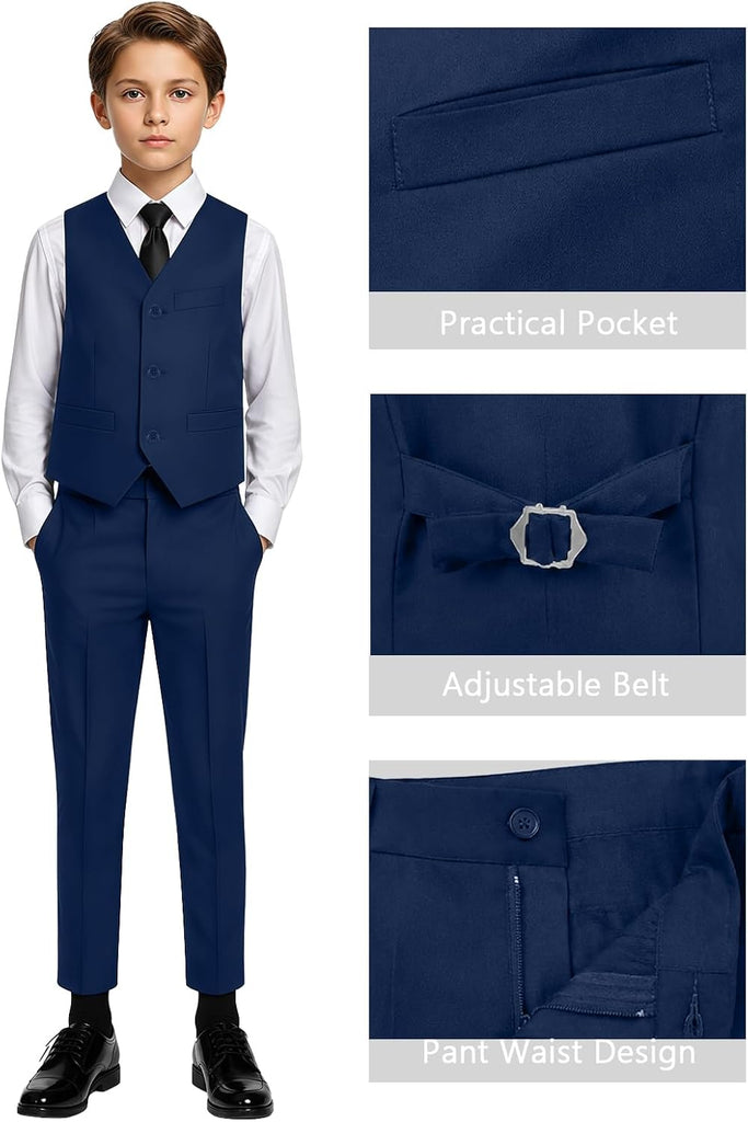 Boys Suits for Formal Wedding Ring Bearer Outfit Gentleman Wear